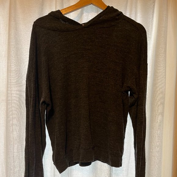 TNA lovely soft grey jersey hoodie, cute M - Picture 1 of 3